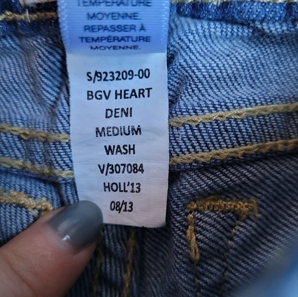 BABY Gap jeans | 3-6 month | heart knee detailing | - Picture 6 of 8